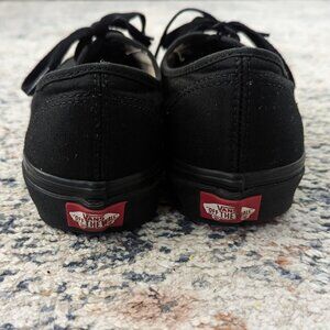 Black Vans shoes